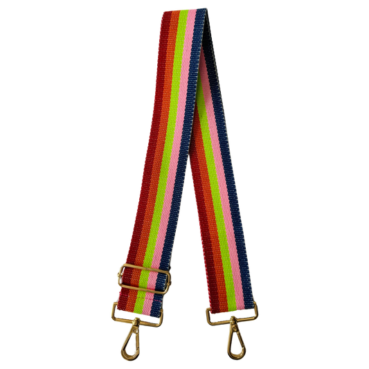The Rainbow Stripe with Gold Hardware