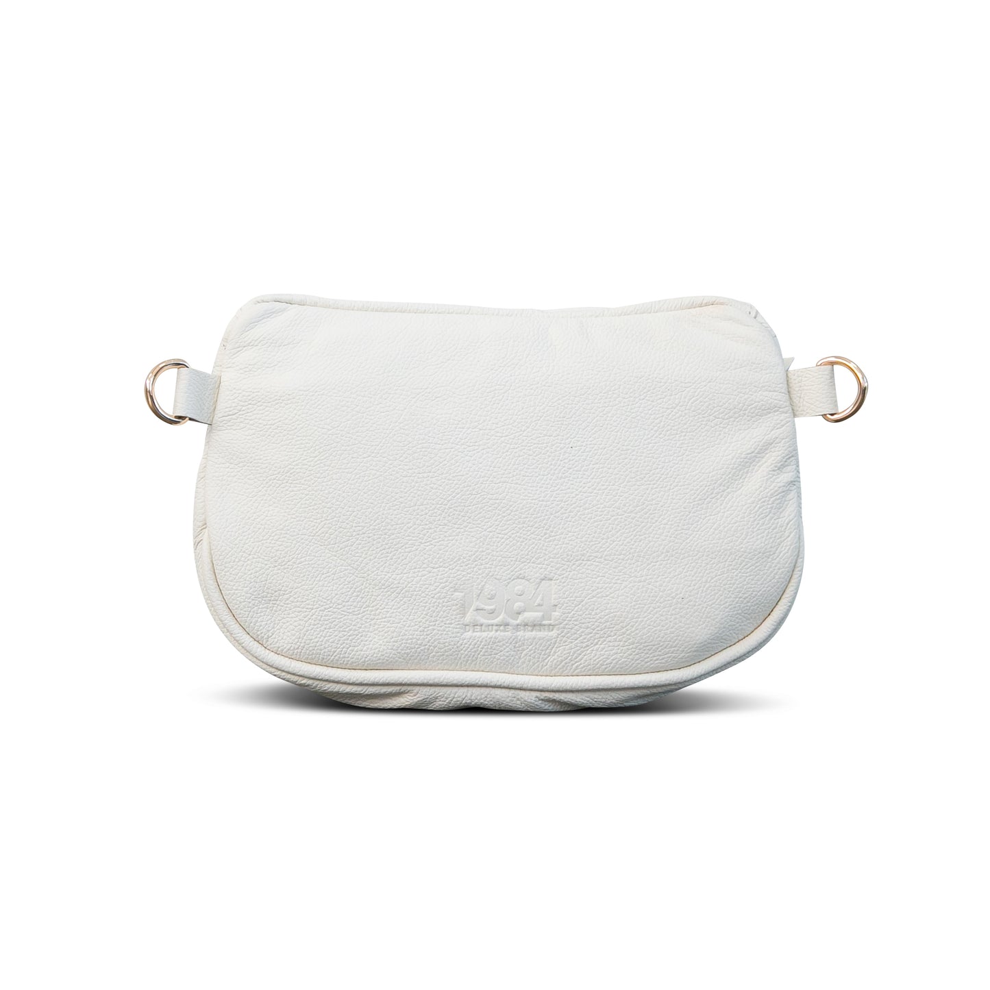 The White/Cream Sleek Cross Body Bag