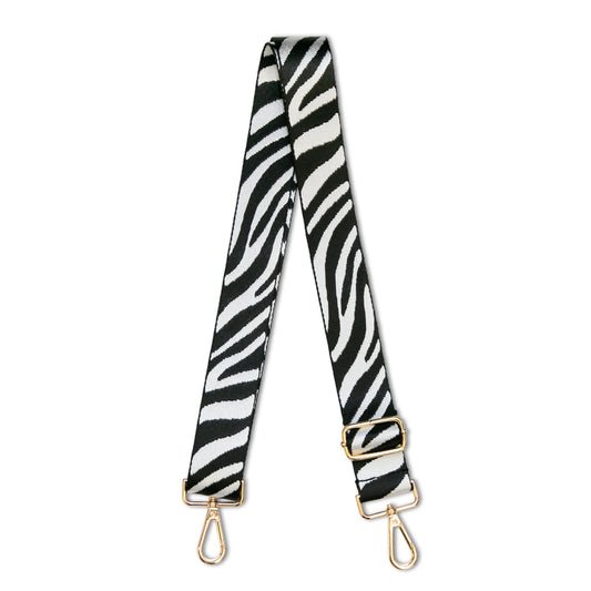 The Black/White Zebra with Gold Hardware