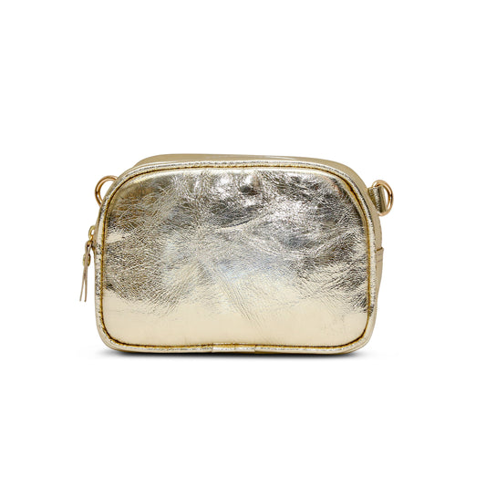 The Metallic Gold Pouch Bag