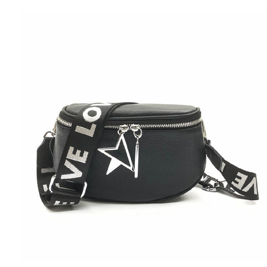The Black Star Leather Bag