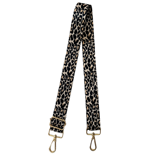 The Cream Leopard with Gold Hardware